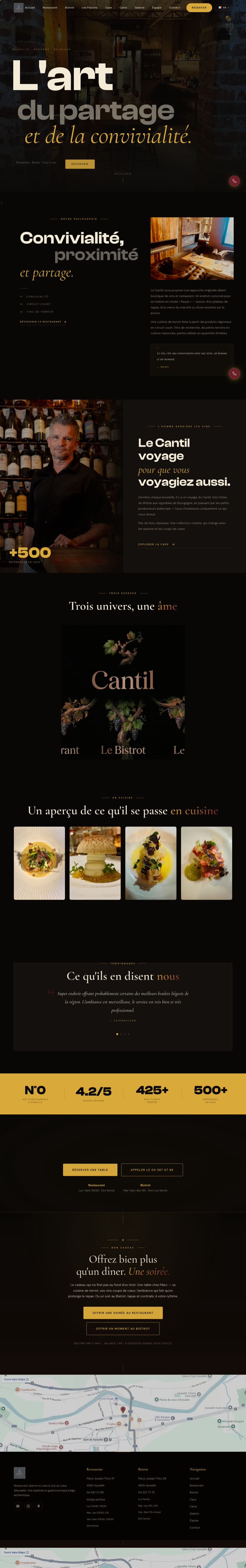 Site du restaurant Le Cantil, Aywaille