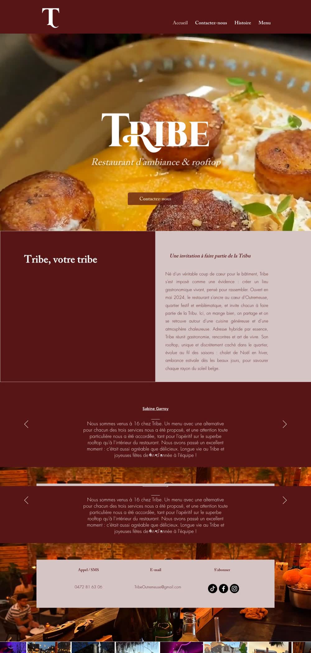 Ancien site du restaurant Tribe
